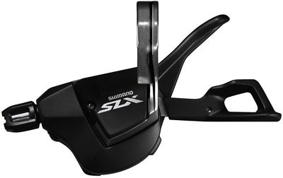 Shimano SLX M7000 3x10 & 2x11sp Front Shifter - Silver - Black - Bar Mount, Silver - Black